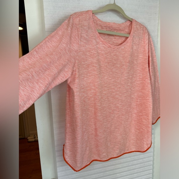 Talbots Orange Long Sleeve. Size L - Picture 1 of 8